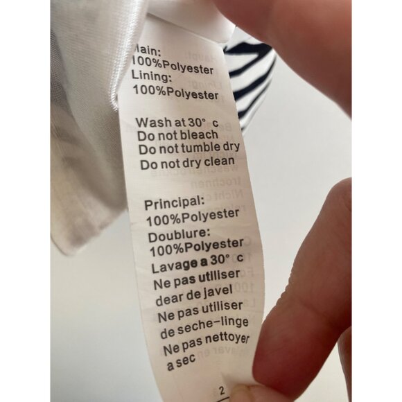 Nasty Gal Zebra Print Midi Skirt Monochrome High Waist Size US 10 - Picture 6 of 6